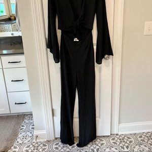 Show Me Your MuMu black tie front jumpsuit! Size Small SMYM